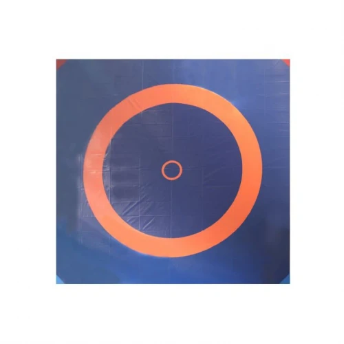 تشک کشتی همراه با ریباند نقاشی شده با روکش کره ای، بدون کالاسکه ای روی ریباند 100 ابعاد 12 در 12